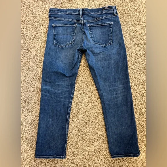 Citizens of Humanity Emerson Slim Boyfriend dark blue distressed jeans size 30 - Picture 12 of 15